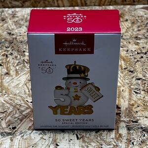 Hallmark 2023 Keepsake 50 Sweet Years Special Edtion Ornament